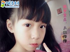 中国赛事网筑梦童星吴钰恬恬形象展示
