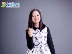 赛事网筑梦童星高怡形象展示