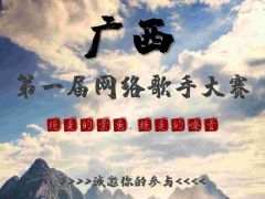 广西第一届网络歌手大赛正式开始报名了！