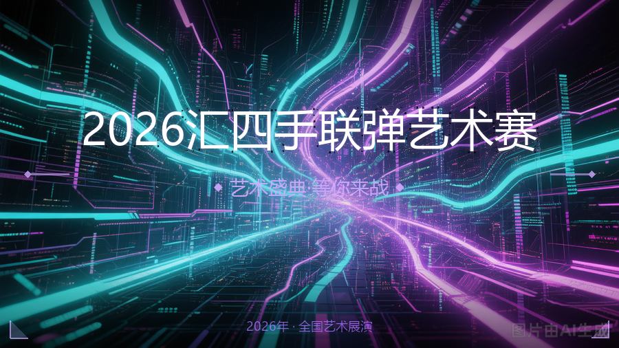 2026汇四手联弹艺术赛