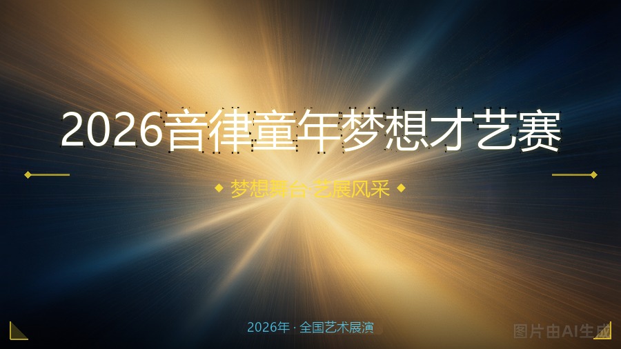 2026音律童年梦想才艺赛
