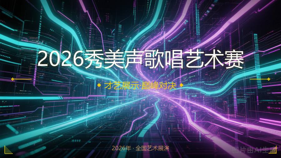 2026秀美声歌唱艺术赛
