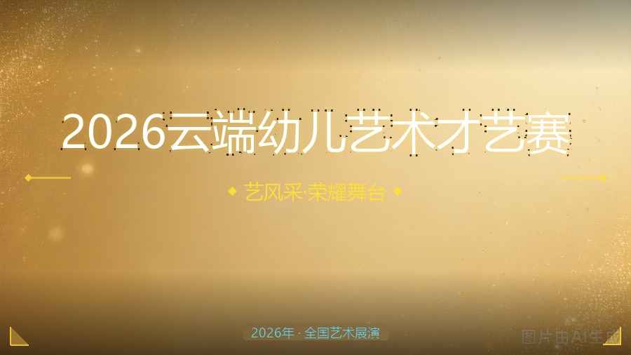 2026云端幼儿艺术才艺赛