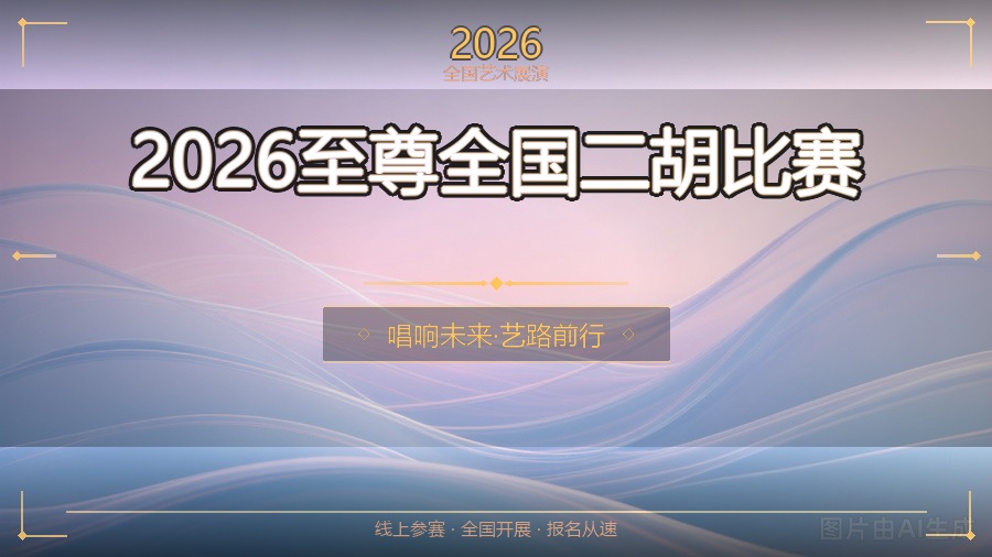 2026至尊全国二胡比赛