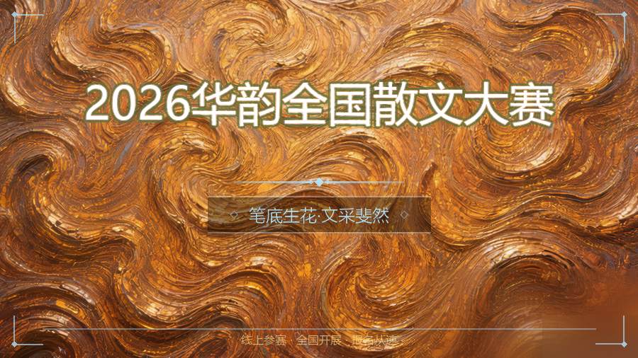 2026华韵全国散文大赛